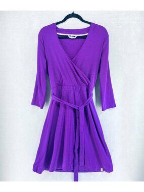 midi wrap dress Petal and Pup Women's Nova Wrap Knit Midi Dress